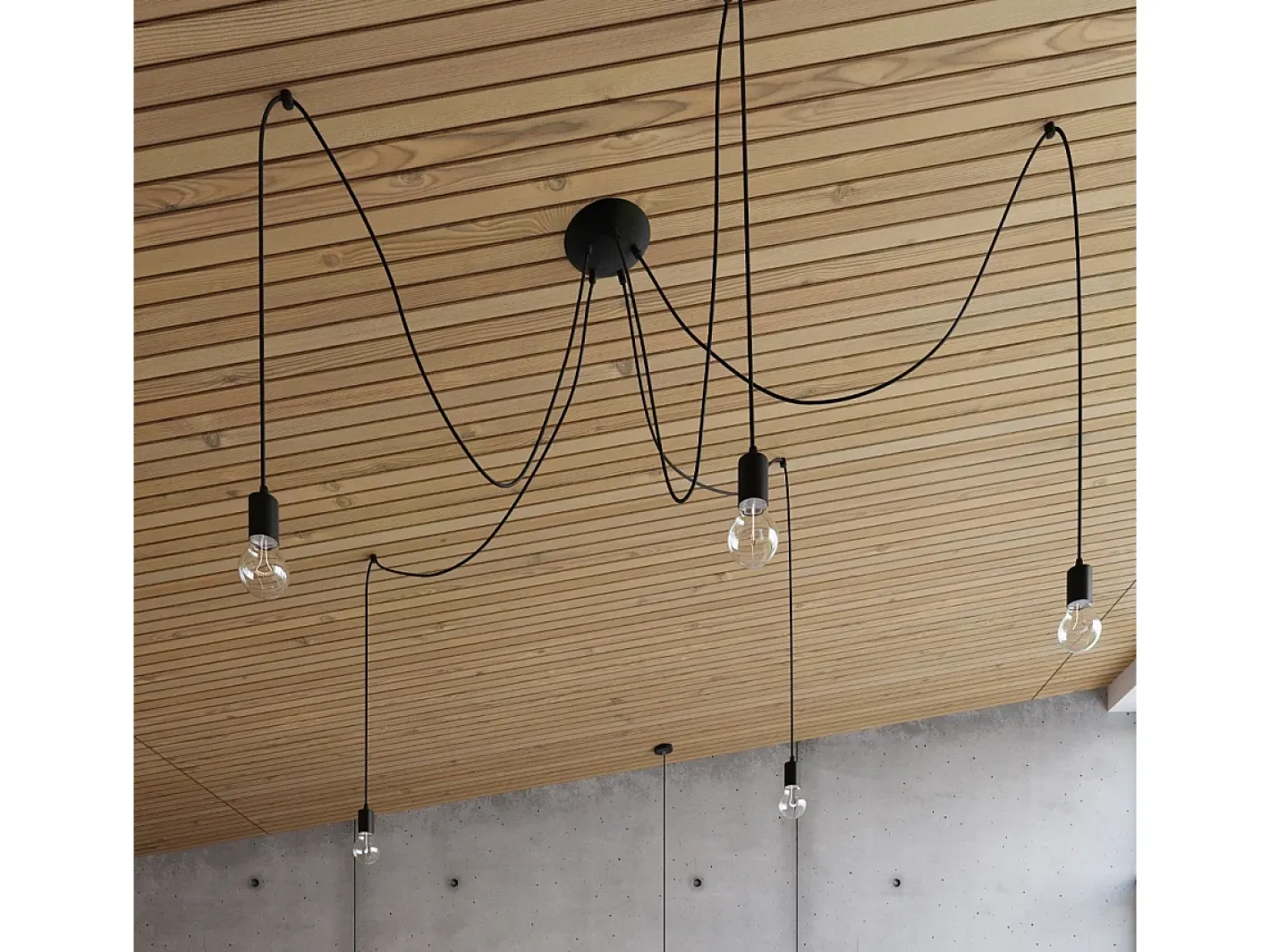 Sale Sollux Lighting Lámparas de pared Speis desván de tela/acero - 1 fuentes luminosas 4000K - L.8 x A.100 cm - Negro