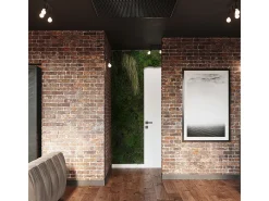 Sollux Lighting Aplique Para Pared-Lámparas de pared Synfex minimalista de acero - 1 fuentes luminosas 3000K - L.8 x A.14 cm - Negro