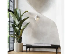 Sollux Lighting Lámparas De Pared Talassa Moderno De Acero - 1 Fuentes Luminosas - L.15 X A.31 Cm - Blanco Online