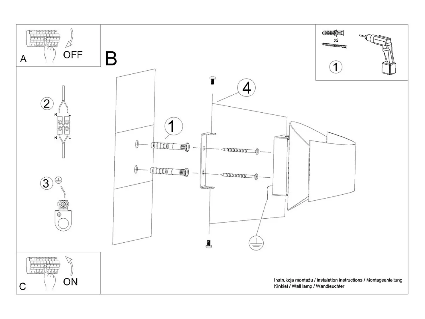 Sale Sollux Lighting Lámparas De Pared Toni Moderno De Acero - 1 Fuentes Luminosas - L.12 X A.12 Cm - Blanco