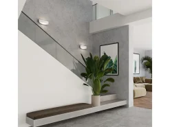 Sale Sollux Lighting Lámparas De Pared Toni Moderno De Acero - 1 Fuentes Luminosas - L.12 X A.12 Cm - Blanco