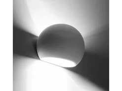 Sollux Lighting Lámparas de pared Torix moderno de cerámica - 1 fuentes luminosas 4000K - L.18 x A.14,5 cm - Blanco Clearance