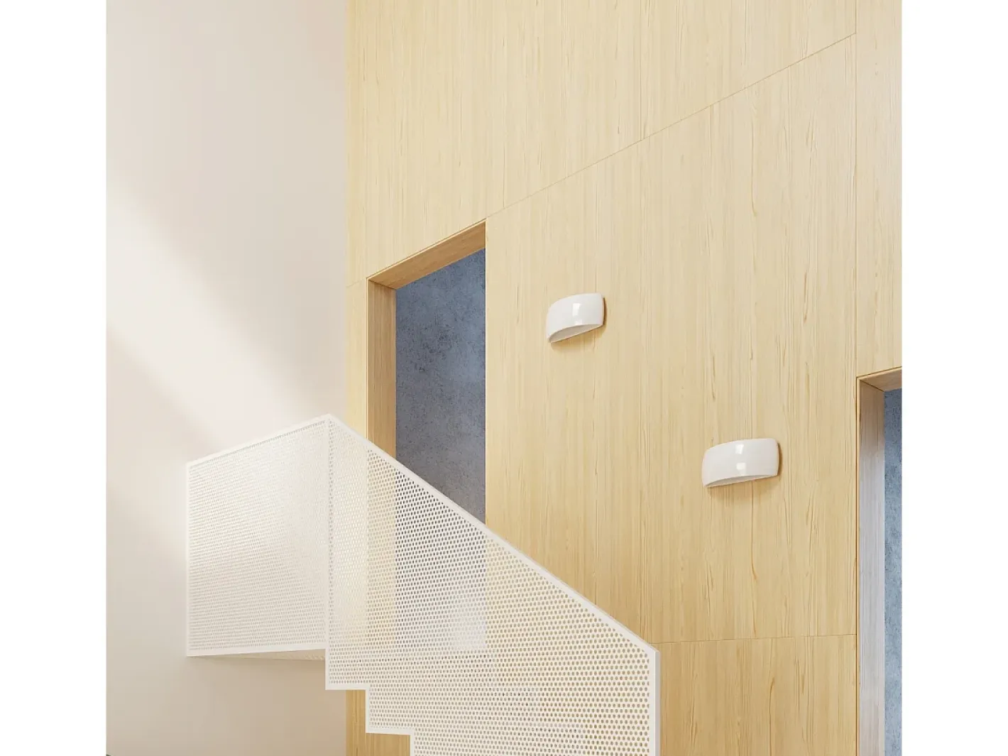 Best Sollux Lighting Lámparas de pared Torow moderno de cerámica - 1 fuentes luminosas 4000K - L.32 x A.13,5 cm - Blanco