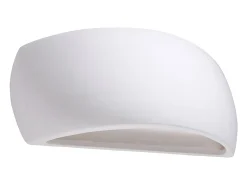 Sollux Lighting Lámparas de pared Torow moderno de cerámica - 1 fuentes luminosas 4000K - L.32 x A.14 cm - Blanco