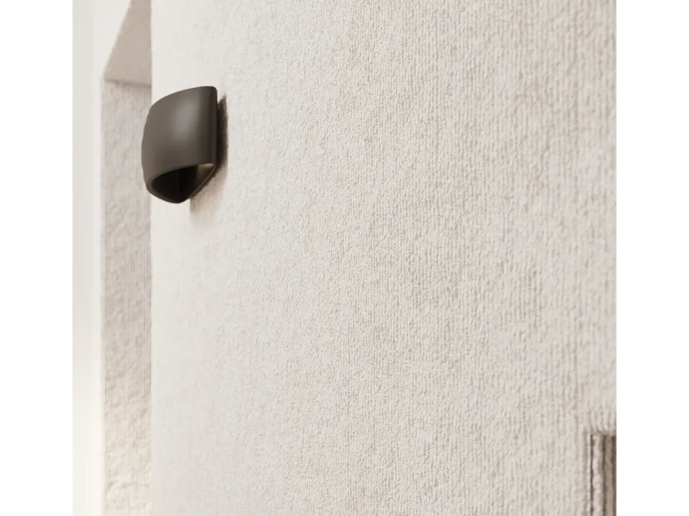 Sollux Lighting Lámparas de pared Torow moderno de cerámica - 1 fuentes luminosas 4000K - L.32 x A.14 cm - Negro