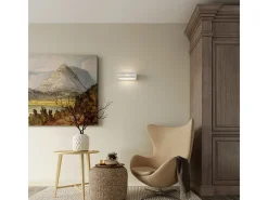 Sollux Lighting Lámparas De Pared Vega Moderno De Cerámica - 1 Fuentes Luminosas - L.32,5 X A.9,5 Cm - Blanco Best