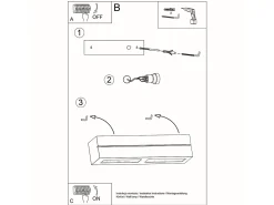 Sollux Lighting Lámparas De Pared Vega Moderno De Cerámica - 1 Fuentes Luminosas - L.32,5 X A.9,5 Cm - Blanco Best