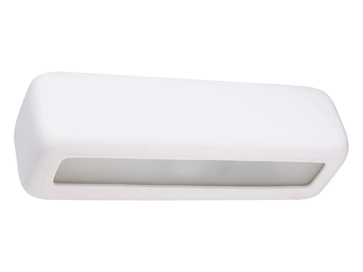 Sollux Lighting Aplique Para Pared-Lámparas de pared Vivin moderno de cerámica - 1 fuentes luminosas 4000K - L.33 x A.10 cm - Blanco