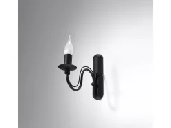 Sollux Lighting Lámparas de pared Vivow moderno de acero - 1 fuentes luminosas 3000K - L.6 x A.25 cm - Negro Sale