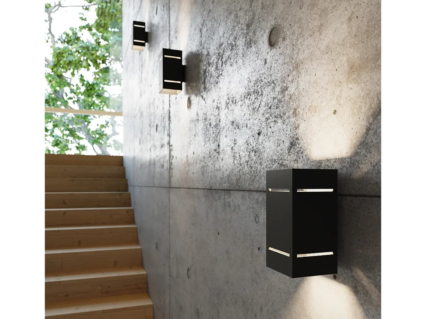 Sollux Lighting Lámparas de pared Vivus desván de aluminio - 1 fuentes luminosas 3000K - L.10 x A.20 cm - Negro Online