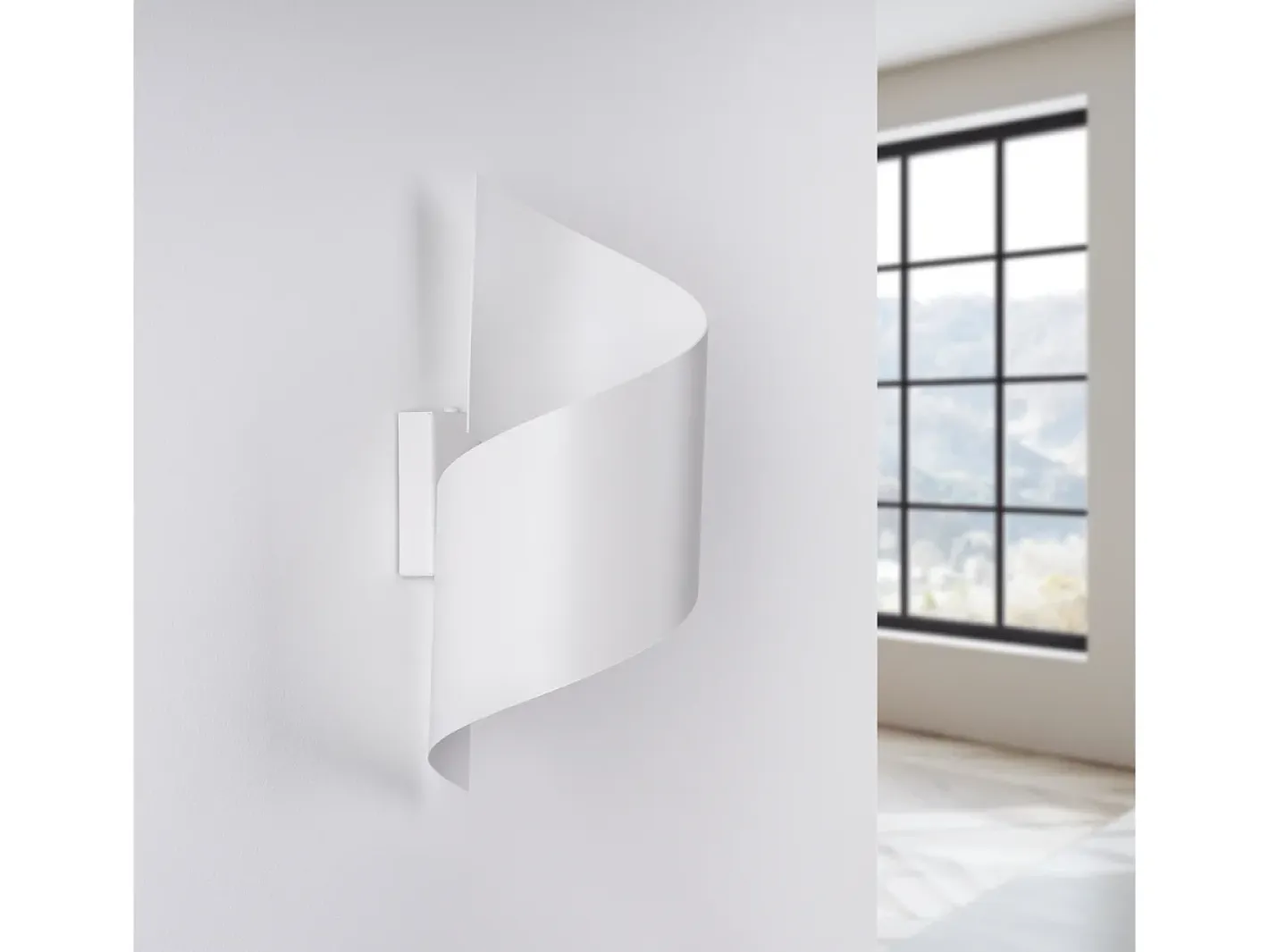 Sollux Lighting Lámparas de pared Zaltonia moderno de acero - 1 fuentes luminosas 4000K - L.15 x A.31 cm - Blanco Outlet
