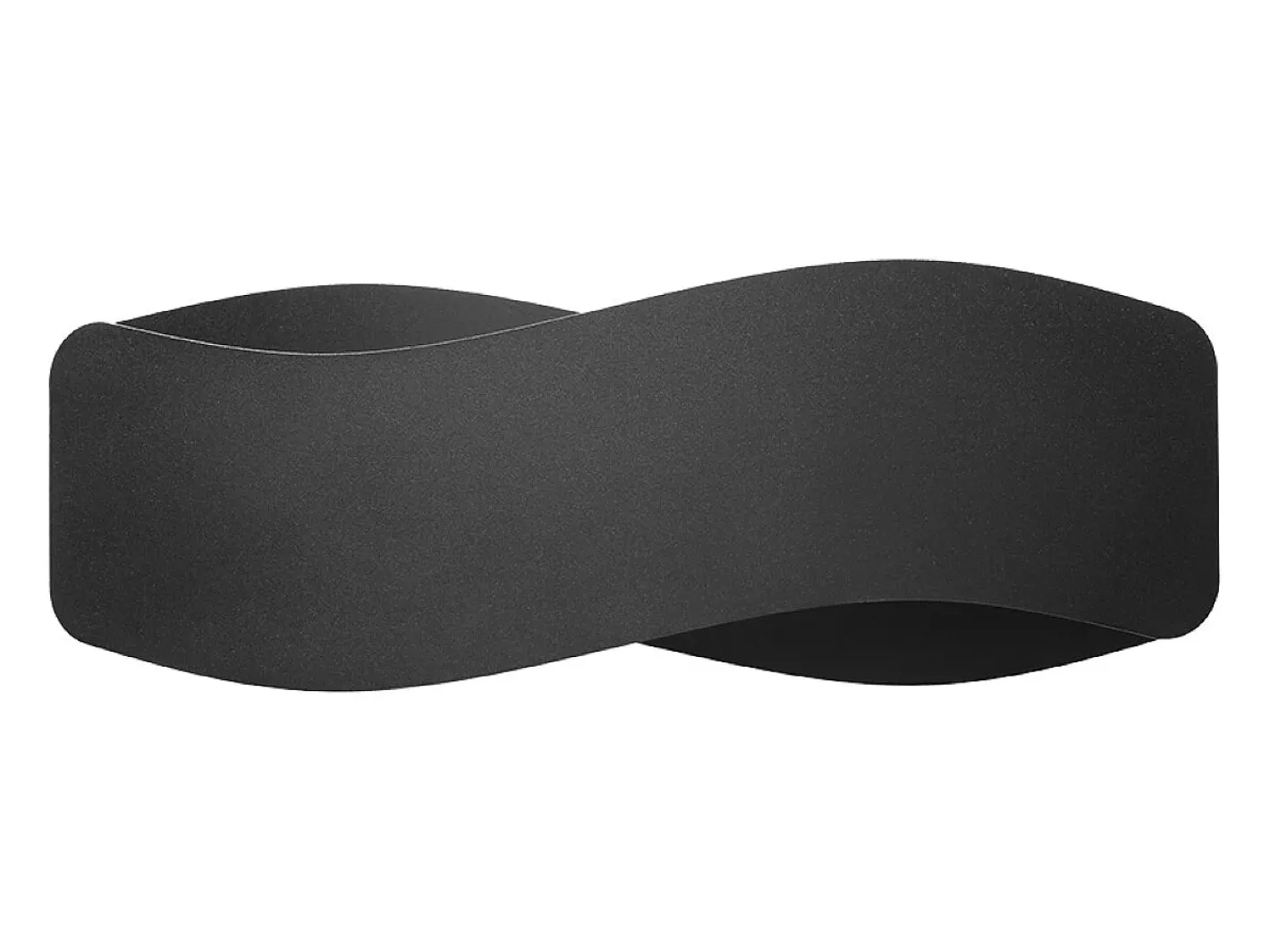 New Sollux Lighting Lámparas de pared Zanila moderno de acero - 2 fuentes luminosas 4000K - L.40 x A.15 cm - Negro
