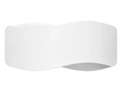 Sollux Lighting Aplique Para Pared-Lámparas de pared Zanila moderno de acero - 1 fuentes luminosas 4000K - L.30 x A.13 cm - Blanco