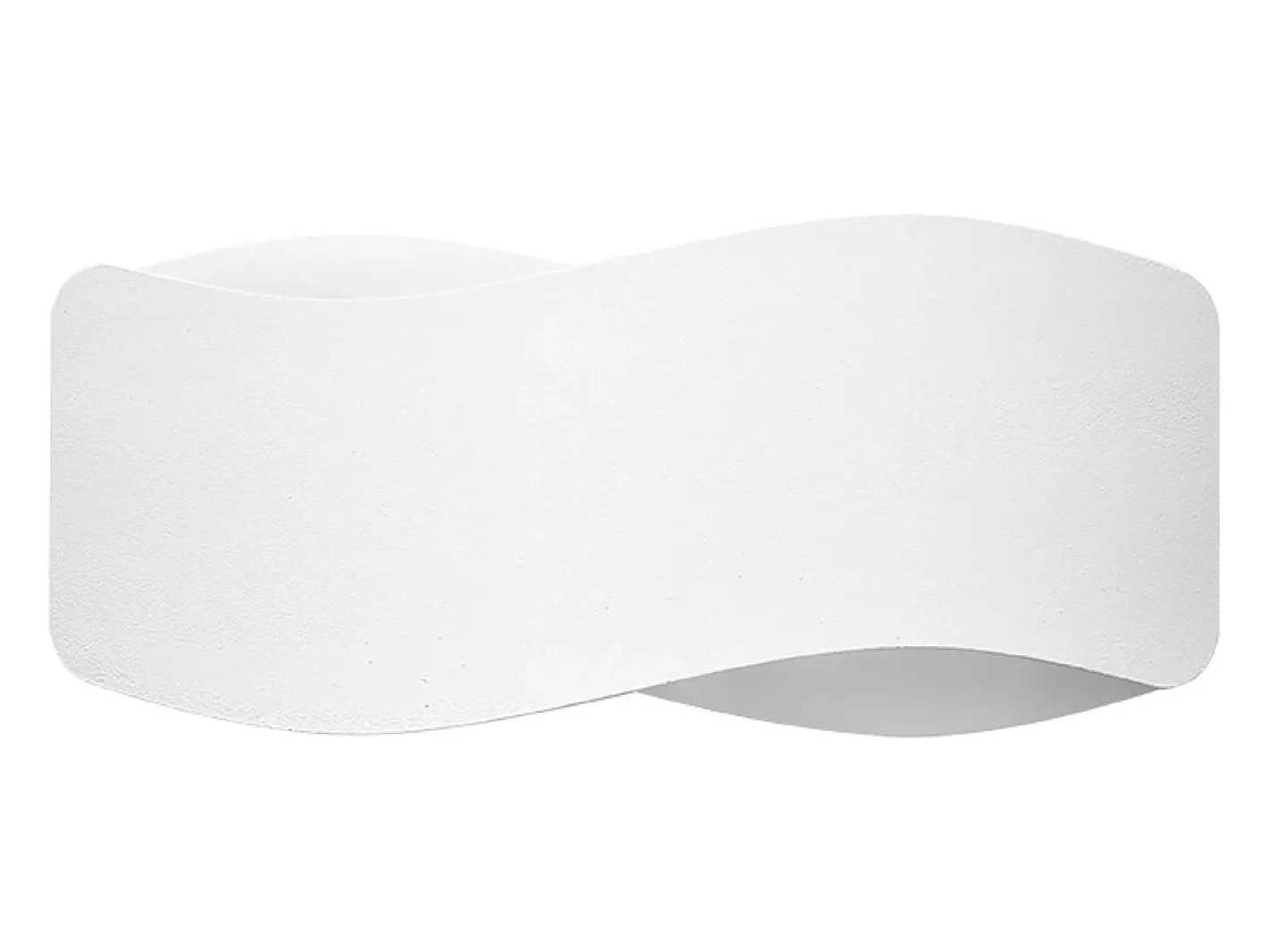 Sollux Lighting Aplique Para Pared-Lámparas de pared Zanila moderno de acero - 1 fuentes luminosas 4000K - L.30 x A.13 cm - Blanco