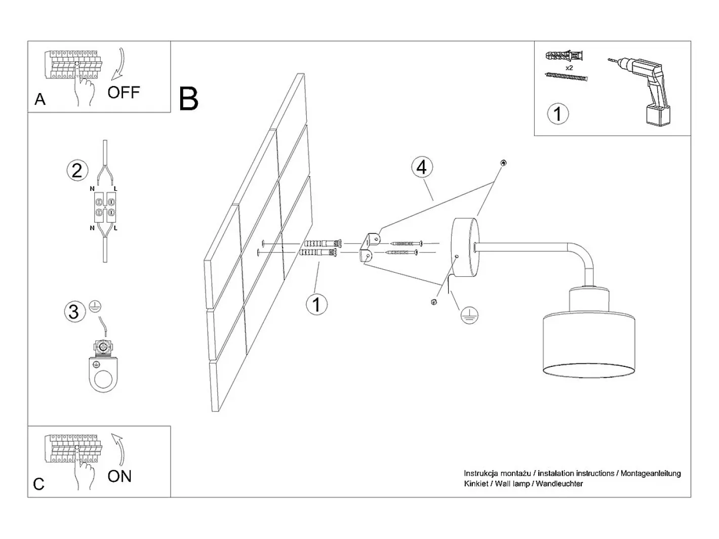Sollux Lighting Lámparas de pared Zavros moderno de acero - 1 fuentes luminosas 4000K - L.22 x A.20 cm - Negro Clearance