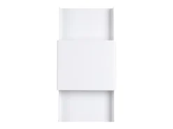 Sollux Lighting Lámparas de pared Zelfon moderno de acero - 2 fuentes luminosas 4000K - L.20 x A.40 cm - Blanco New