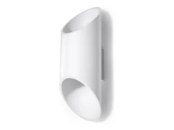 Sollux Lighting Aplique Para Pared-Lámparas de pared Zitiex moderno de aluminio - 1 fuentes luminosas 3000K - L.10 x A.30 cm - Blanco