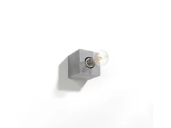 Sollux Lighting Lámparas de pared Zxina industrial de concreto - 1 fuentes luminosas 3000K - L.10 x A.10 cm - Gris Best