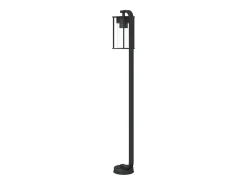 Sale Helloshop26 Lámparas de pie de exterior 3 piezas 100 cm acero inoxidable negro 02_0042544 Gris
