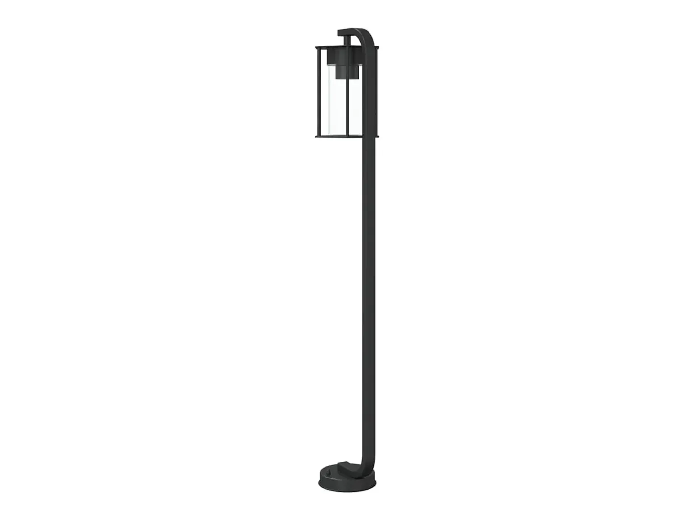 Sale Helloshop26 Lámparas de pie de exterior 3 piezas 100 cm acero inoxidable negro 02_0042544 Gris