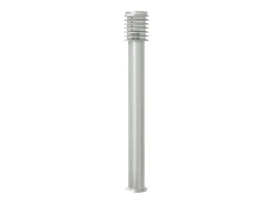Helloshop26 Lámparas de pie de exterior plateadas de 3 piezas 110 cm acero inoxidable Plata 02_0042556 Gris New