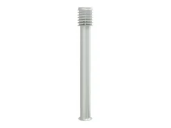Helloshop26 Lámparas de pie de exterior plateadas de 3 piezas 110 cm acero inoxidable Plata 02_0042556 Gris New
