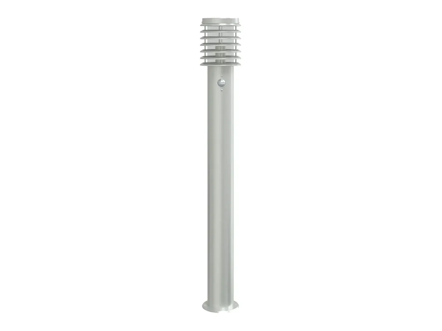 Sale Helloshop26 Lámparas de pie para exterior con sensores 3 piezas acero inoxidable color plata 02_0042567 Gris