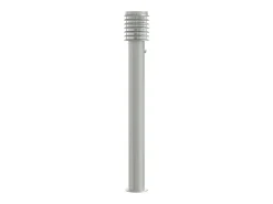 Sale Helloshop26 Lámparas de pie para exterior con sensores 3 piezas acero inoxidable color plata 02_0042567 Gris