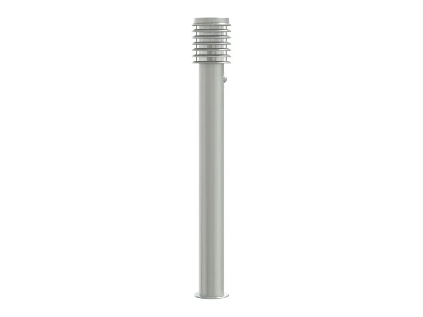 Sale Helloshop26 Lámparas de pie para exterior con sensores 3 piezas acero inoxidable color plata 02_0042567 Gris