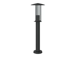 Online Helloshop26 Lámparas de pie para exterior 3 piezas 60 cm acero inoxidable negro 02_0042551 Gris