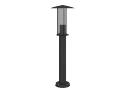 Online Helloshop26 Lámparas de pie para exterior 3 piezas 60 cm acero inoxidable negro 02_0042551 Gris