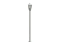 Iluminación Exterior-Lámparas de suelo de exterior 3 uds acero inoxidable 120 cm ES890392 Plateado
