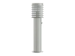 Iluminación Exterior-Lámparas de suelo de exterior con sensor 3 uds acero inox 60 cm ES363917 Plateado