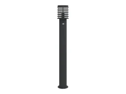 Lámparas de suelo exterior con sensor 3 uds acero 110 cm ES145888 Negro Clearance