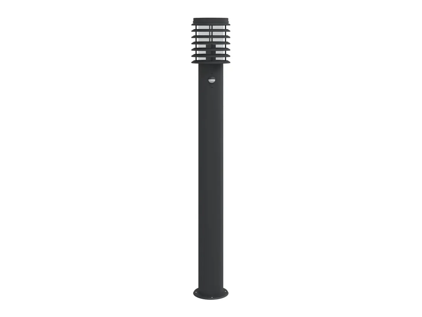 Lámparas de suelo exterior con sensor 3 uds acero 110 cm ES145888 Negro Clearance