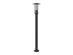 New Lámparas de suelo exterior 3 uds acero inoxidable 100 cm ES374173 Negro