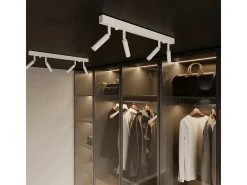 Sollux Lighting Lámparas de techo Astix moderno de aluminio - 3 fuentes luminosas 4000K - L.35 x A.20 cm - Blanco