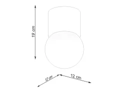Sollux Lighting Lámparas De Techo Boomo Moderno De Madera - 1 Fuentes Luminosas - L.12 X A.19 Cm - Madera Natural Color natural claro Sale