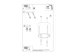 Sollux Lighting Lámparas de techo Brich moderno de aluminio - 1 fuentes luminosas 4000K - L.10 x A.10 cm - Negro Outlet