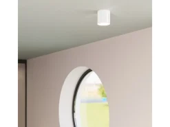 Sollux Lighting Lámparas de techo Brich moderno de aluminio - 1 fuentes luminosas 3000K - L.10 x A.10 cm - Blanco Online