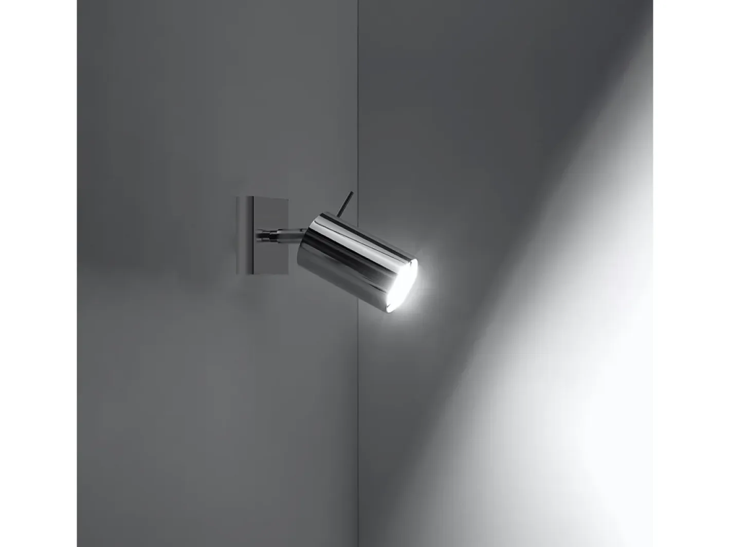Sollux Lighting Lámparas de techo Briix moderno de acero - 1 fuentes luminosas 4000K - L.8 x A.8 cm - cromo Gris Outlet