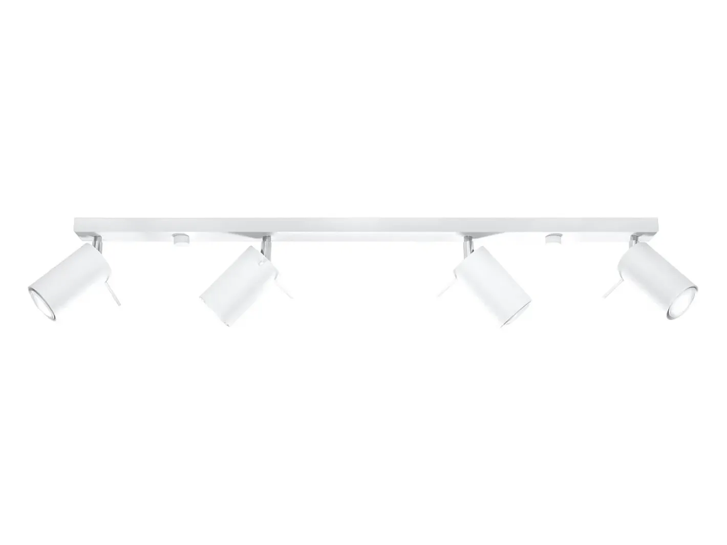 Sollux Lighting Lámparas de techo Briix moderno de acero - 4 fuentes luminosas 4000K - L.80 x A.16 cm - Blanco Clearance