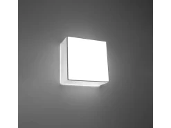 Sollux Lighting Plafón-Lámparas de techo Care minimalista de CLORURO DE POLIVINILO - 1 fuentes luminosas 4000K - L.25 x A.11 cm - Blanco