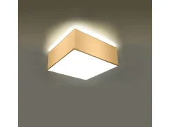 Sollux Lighting Plafón-Lámparas de techo Care minimalista de CLORURO DE POLIVINILO - 1 fuentes luminosas 4000K - L.25 x A.11 cm - Blanco