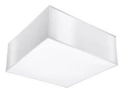 Outlet Sollux Lighting Lámparas de techo Care minimalista de CLORURO DE POLIVINILO - 1 fuentes luminosas 3000K - L.25 x A.11 cm - Blanco
