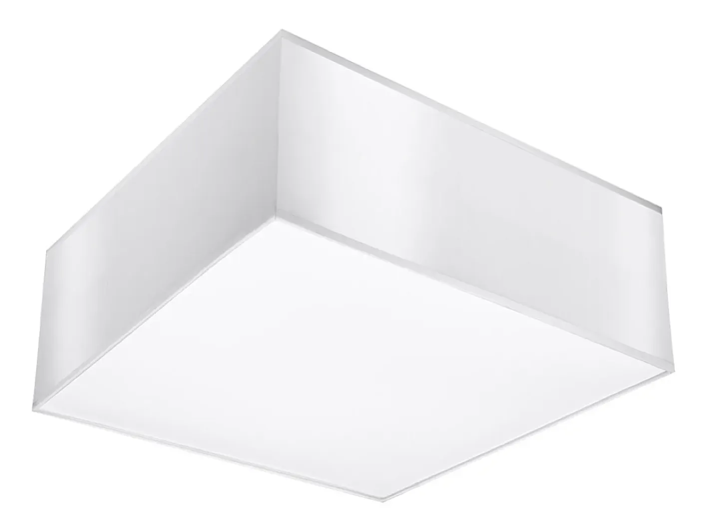 Outlet Sollux Lighting Lámparas de techo Care minimalista de CLORURO DE POLIVINILO - 1 fuentes luminosas 3000K - L.25 x A.11 cm - Blanco