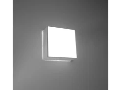 Sollux Lighting Plafón-Lámparas de techo Care minimalista de CLORURO DE POLIVINILO - 1 fuentes luminosas 3000K - L.25 x A.11 cm - Gris