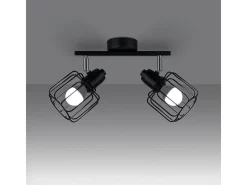 Sollux Lighting Lámparas de techo Celubi moderno de acero - 2 fuentes luminosas 4000K - L.27 x A.19 cm - Negro Online