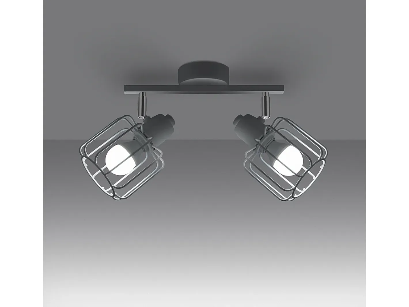 Sollux Lighting Lámparas de techo Celubi moderno de acero - 2 fuentes luminosas 4000K - L.27 x A.19 cm - Blanco