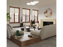 Sollux Lighting Lámparas de techo Cercle minimalista de CLORURO DE POLIVINILO - 1 fuentes luminosas 4000K - L.25 x A.11 cm - Blanco Online